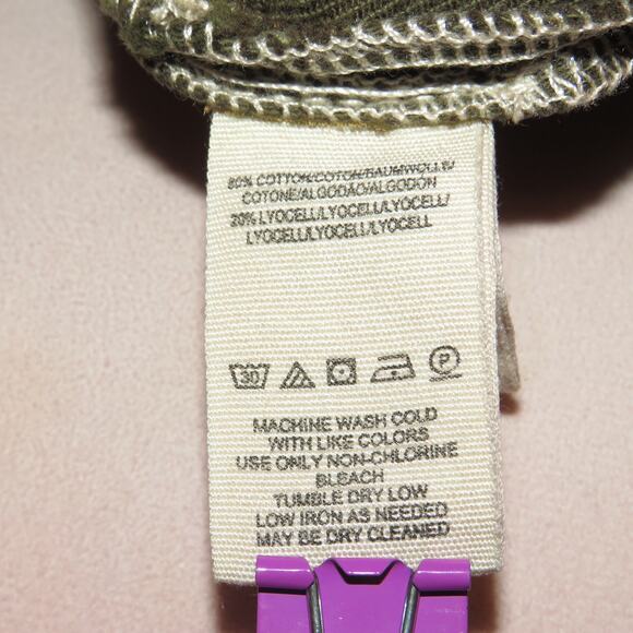 Free People Green Splendor in the Grass Paperbag Waist Utility Mini Skirt - Picture 8 of 9